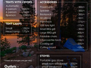 Camping Tents and others - Travel Gura