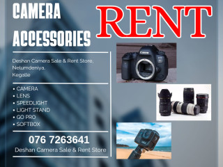 Rental cameras and accessories