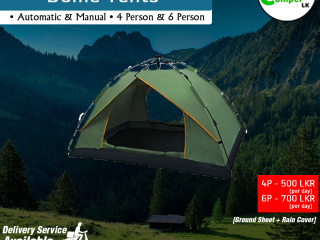 Dome Tents - Automatic & Manual tents for rent