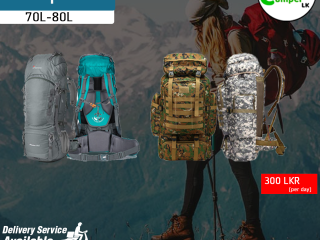 Camping Backpacks for rent - 70L & 80L