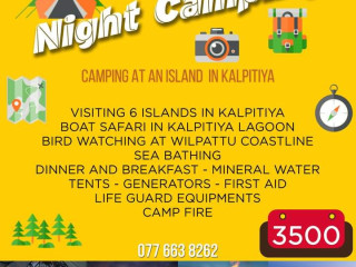 Night Camping at Kalpitiya