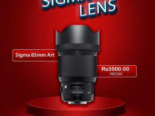 Sigma Lens for Rent