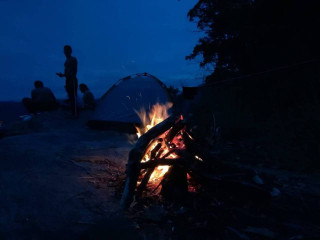 A Camping Night in the Upper Diyalama