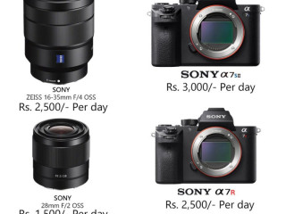 Cameras for Rent in Sri Lanka