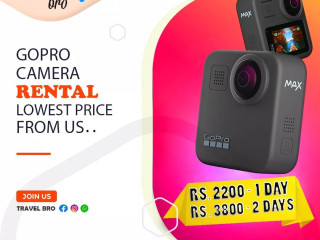 Gopro Max & other cameras for rent