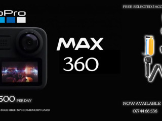 Go Pro 8 Max 360 for rent