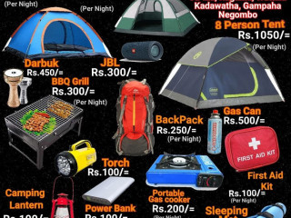 Camping Equipment Rent