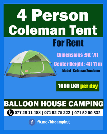 4-person-coleman-camping-tents-for-rent-big-0