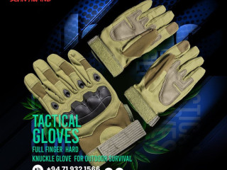 Gloves with knuckle protection