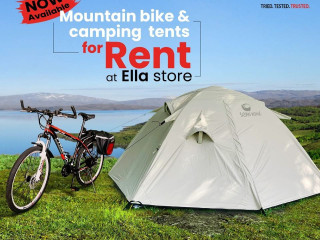 Camping Tents & Mountain Bike Rentals